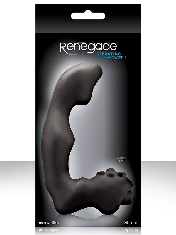 Анатомический вибро-стимулятор Renegade Vibrating Massager I – черный