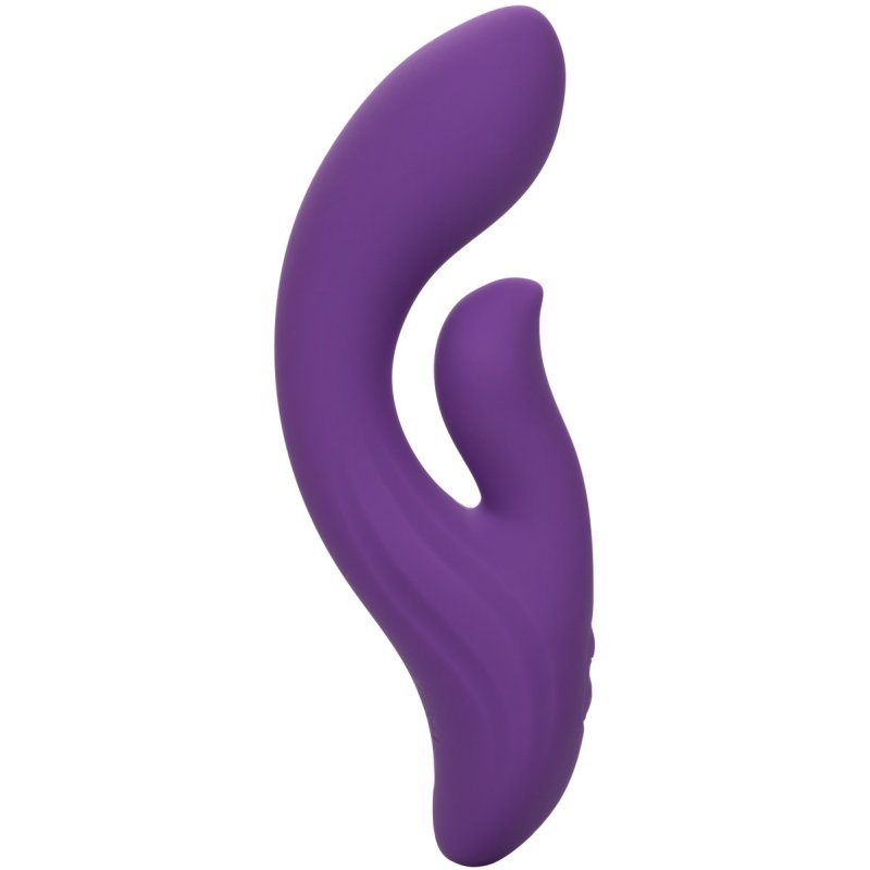 Вибратор-кролик Stella Liquid Silicone Dual Pleaser California Exotic Novelties SE-4368-35-3, цвет фиолетовый - фото 3