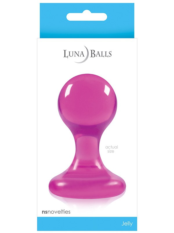 Анальная пробка Luna Balls большая – розовая