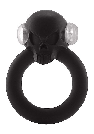 Эрекционное кольцо Shadow Skull Cockring - Black