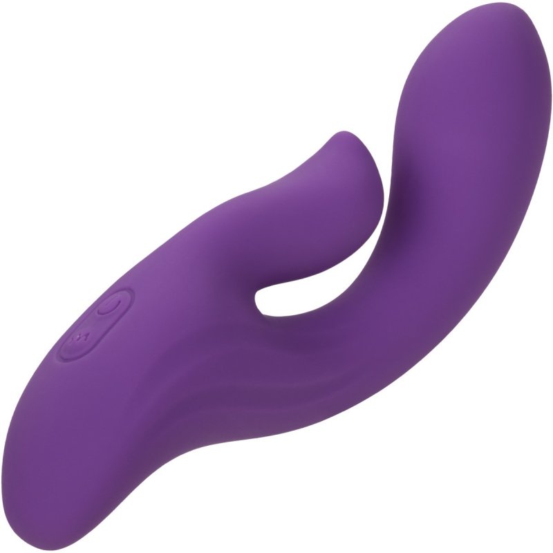 Вибратор-кролик Stella Liquid Silicone Dual Pleaser California Exotic Novelties SE-4368-35-3, цвет фиолетовый - фото 5