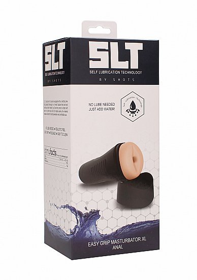 Мастурбатор Self Lubrication Easy Grip Masturbator XL Anal - Flesh и Лубрикант на водной основе JO H2O Original – 30 мл