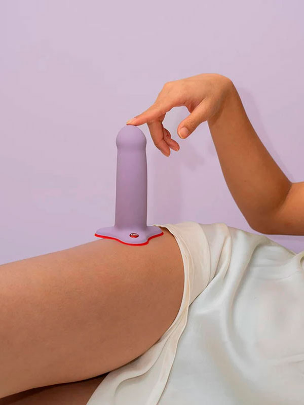 Компактный фаллоимитатор из силикона Fun Factory Amor lavender, 14 см, силикон