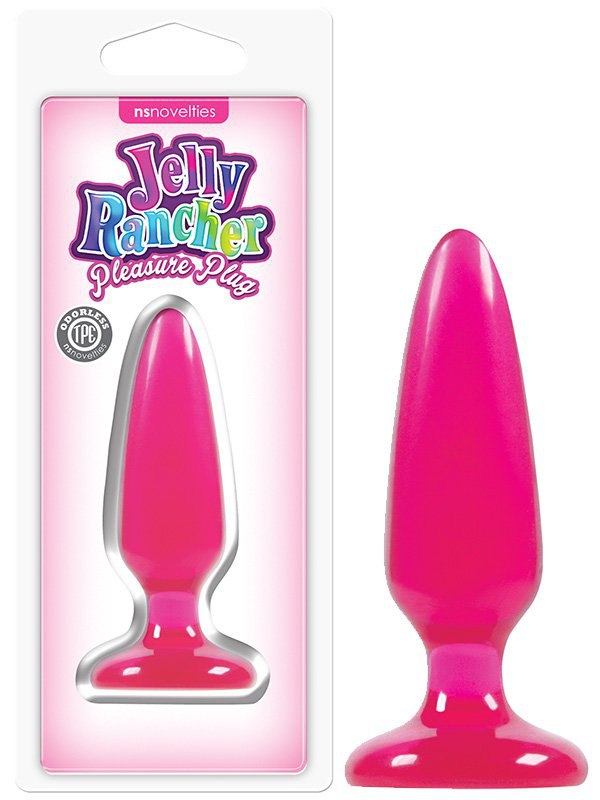 Анальная пробка Jelly Rancher Pleasure Plug - Small маленькая – розовый