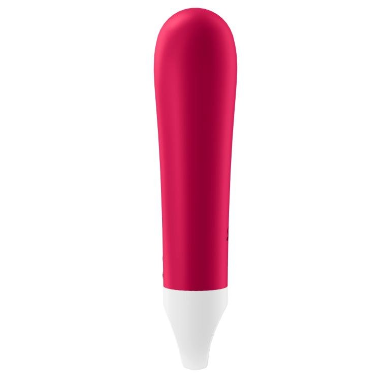 Мини вибратор Ultra Power Bullet 1 (красный): 11 см, 13 режимов работы, АБС/силикон Satisfyer 4009582, цвет белый - фото 3