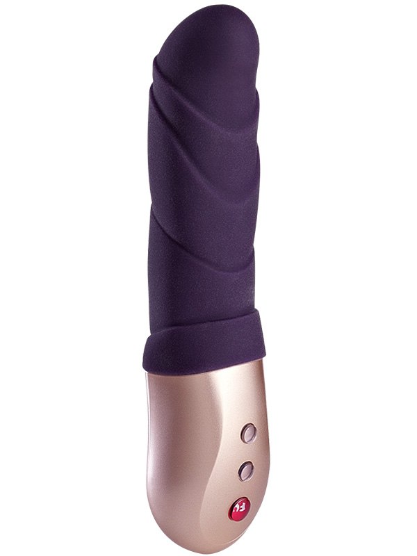 Стильный перезаряжаемый вибратор Flora - фиолетовый