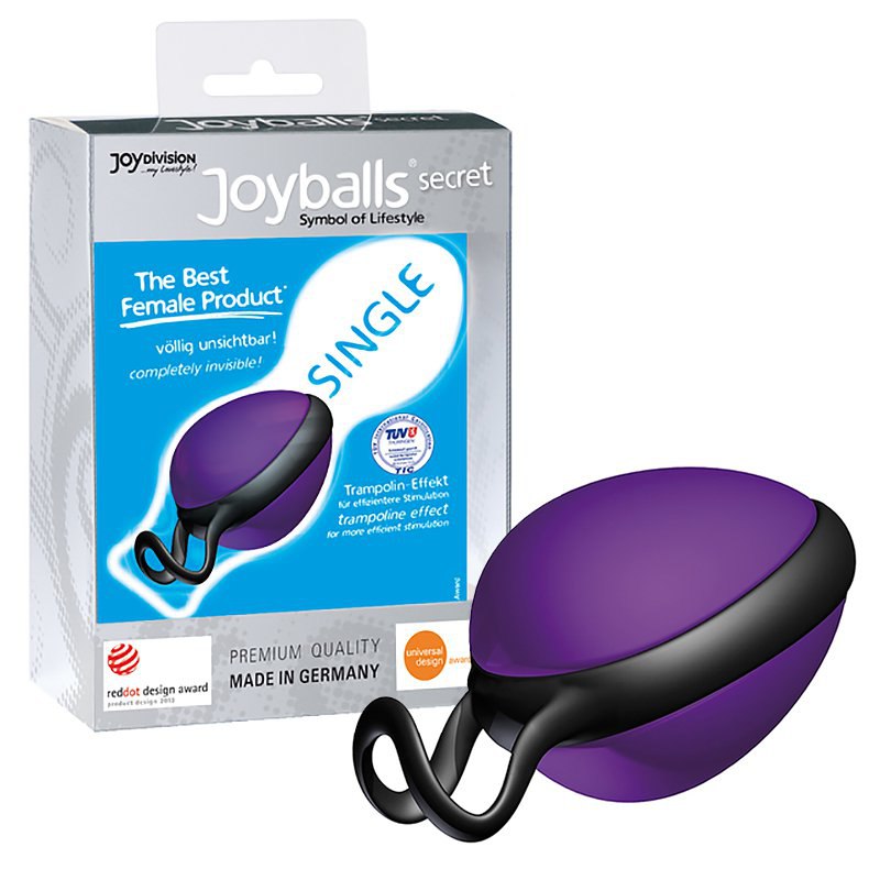 Вагинальный шарик Joyballs Secret со смещенным центром тяжести – фиолетовый
