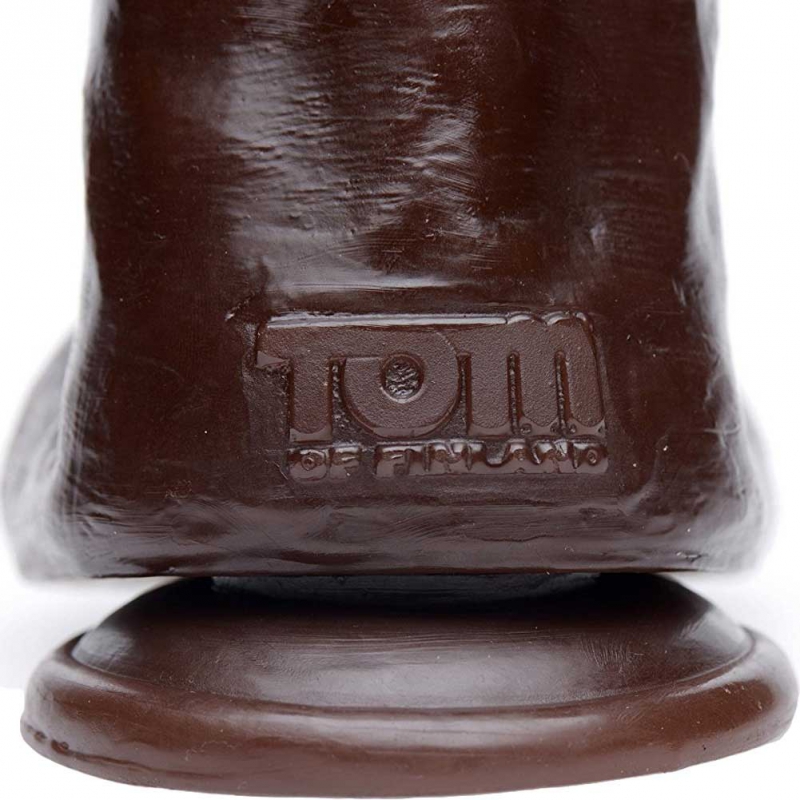 Огромный фаллоимитатор Tom of Finland Break Time Realistic Dildo - коричневый