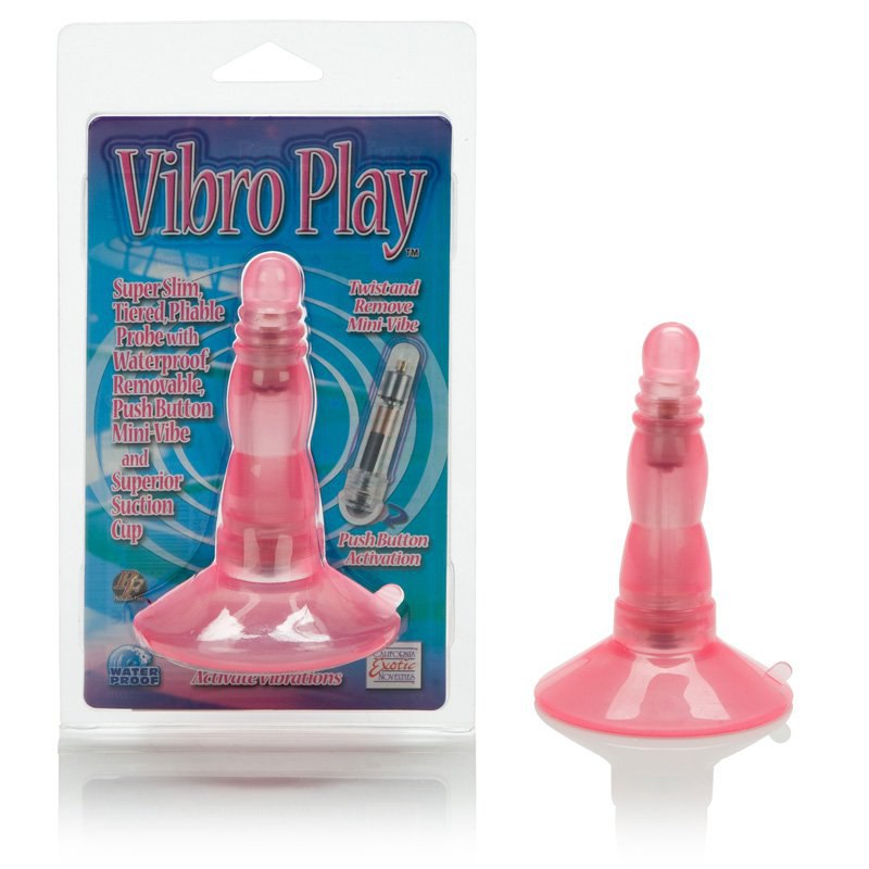 Анальная пробка с вибрацией Vibro Play – розовый