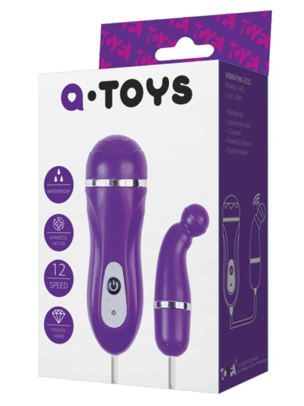 Toyfa Оригинально виброяйцо TOYFA A-Toys – фиолетовый