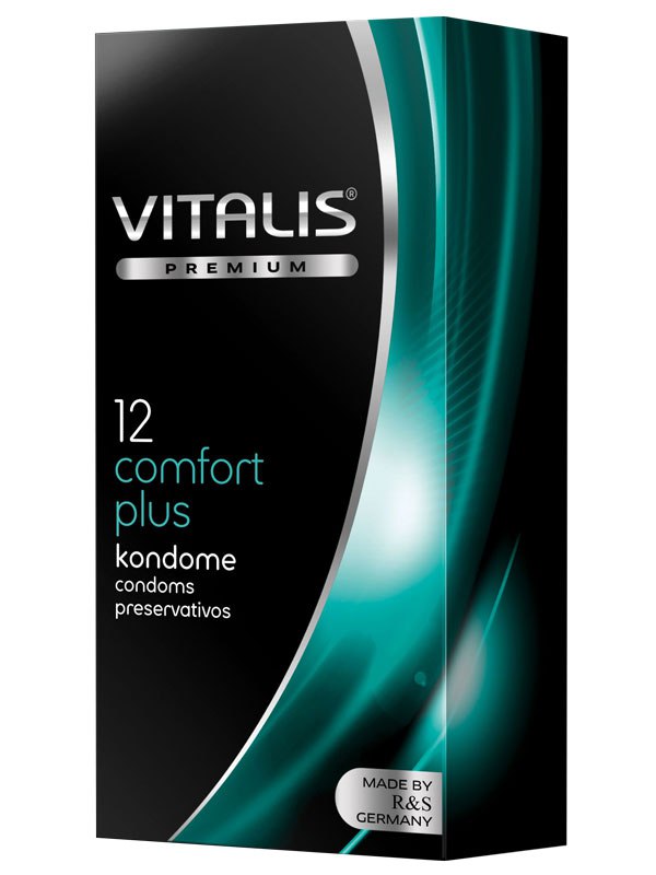 Презервативы Vitalis №12 Comfort Plus (Sensitive) анатомические