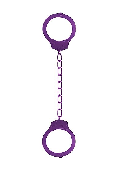 Shots Toys Металлические наручники Hand Cuffs (фиолетовые)