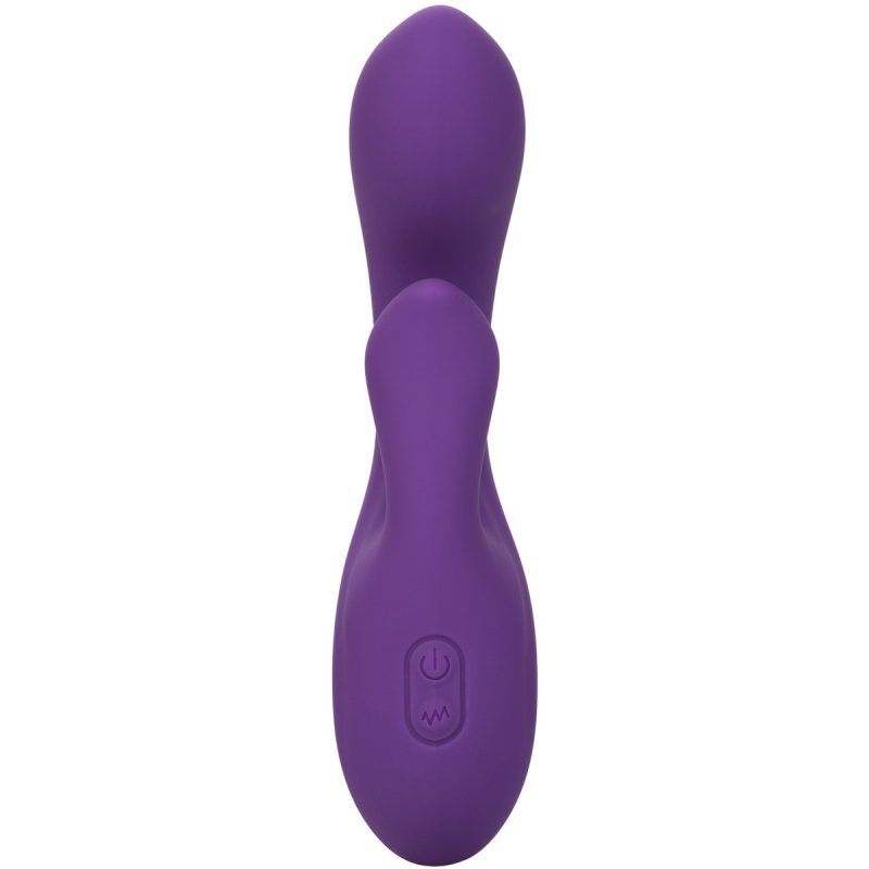 Вибратор-кролик Stella Liquid Silicone Dual Pleaser California Exotic Novelties SE-4368-35-3, цвет фиолетовый - фото 6