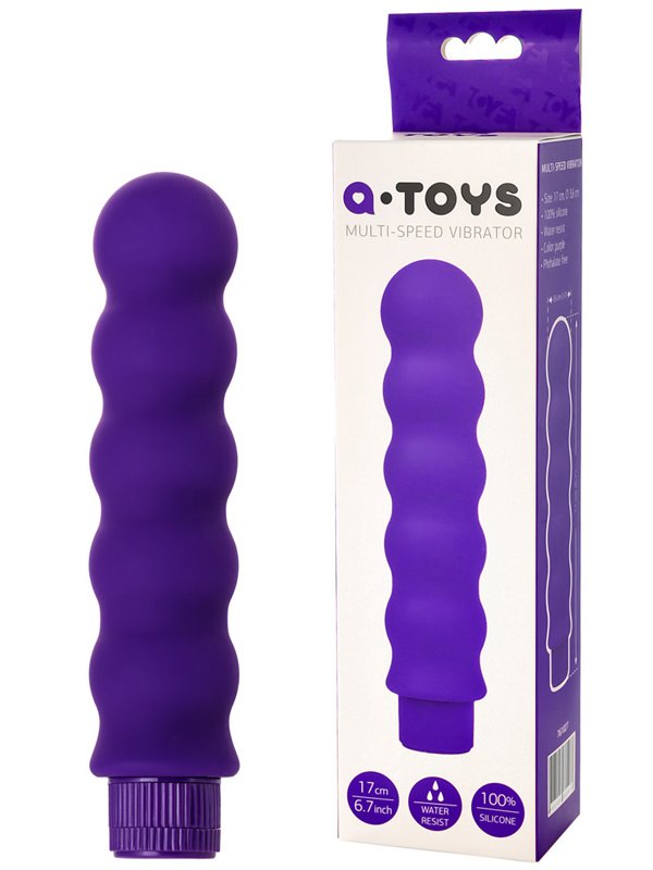 Toyfa Волнообразный вибратор TOYFA A-Toys – фиолетовый