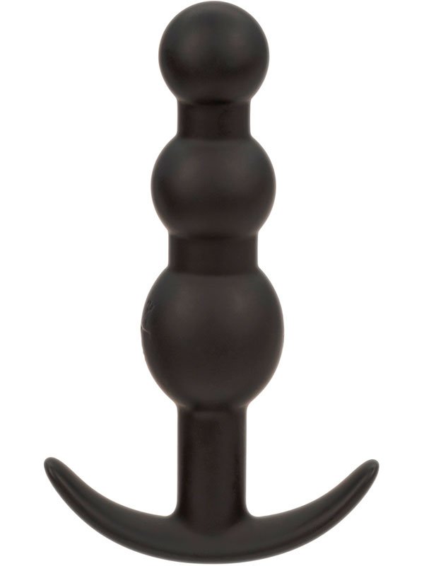 Анальная виброёлочка California Exotic Novelties Boundless Vibrating Beaded Plug, для ношения, 10 режимов, силикон