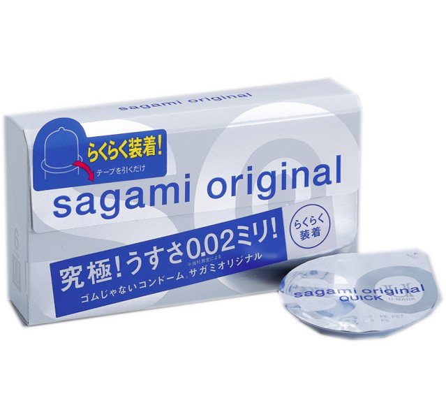Презервативы Sagami Original 0,02 Quick - 6 шт.