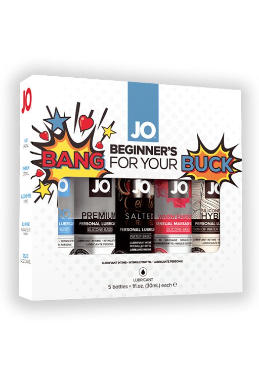 Набор лубрикантов JO Beginner’s Bang for Your Buck - 5х30 мл