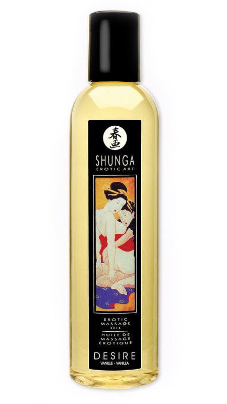 Shunga Erotic Art Эротическое массажное масло Desire (Vanilla) - 250 мл