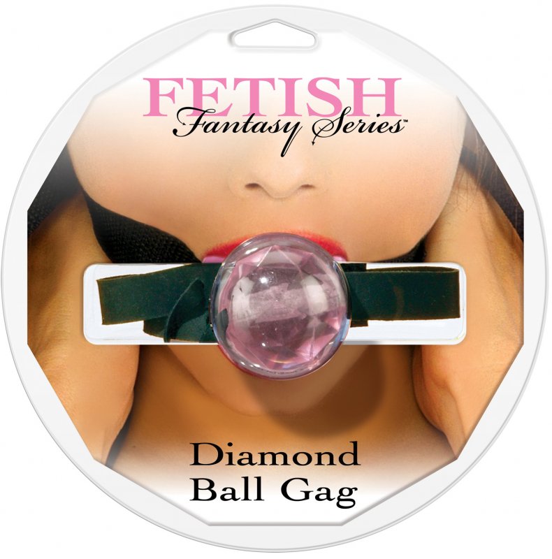 Кляп Diamond Ball - Pink