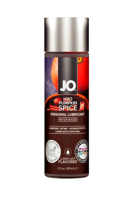 JO system Съедобный лубрикант на водной основе JO Gelato Pumpkin Spice с ароматом тыквы - 60 мл