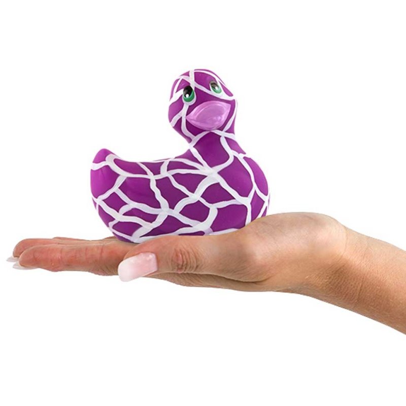 Вибратор-уточка Big Teaze Toys I Rub My Duckie 2.0, фиолетовый с белым Big Teaze Toys E29019, цвет белый - фото 2