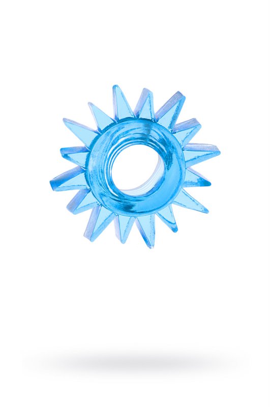 Эластичное эрекционное кольцо TOYFA Love Ring - синий