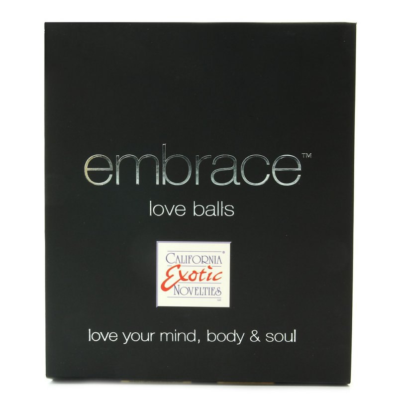 Перезаряжаемые вагинальные шарики Embrace Love Balls  – серый