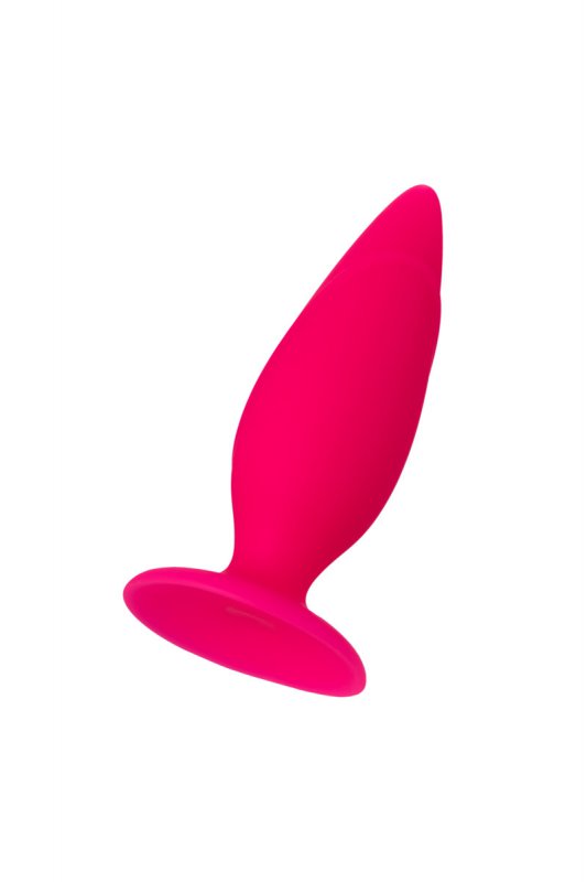 Розовая силиконовая анальная втулка TOYFA POPO Pleasure - размер S