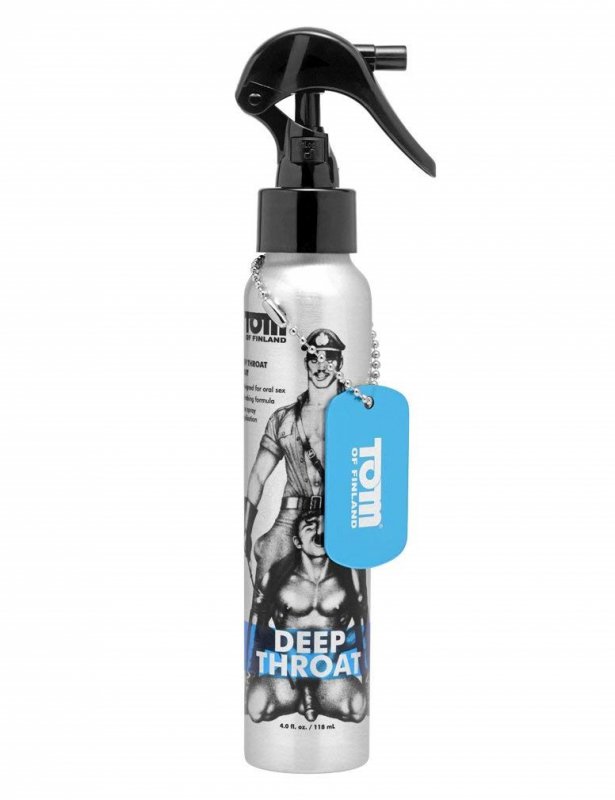 Спрей для глубокого минета с бензокаином Tom of Finland Deep Throat Spray – 118 мл