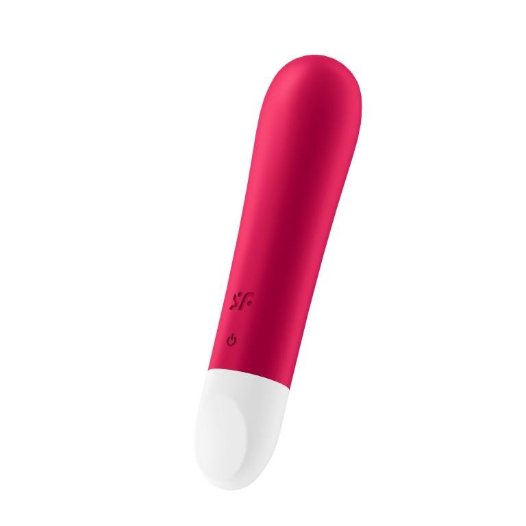 Мини вибратор Ultra Power Bullet 1 (красный): 11 см, 13 режимов работы, АБС/силикон Satisfyer 4009582, цвет белый - фото 2