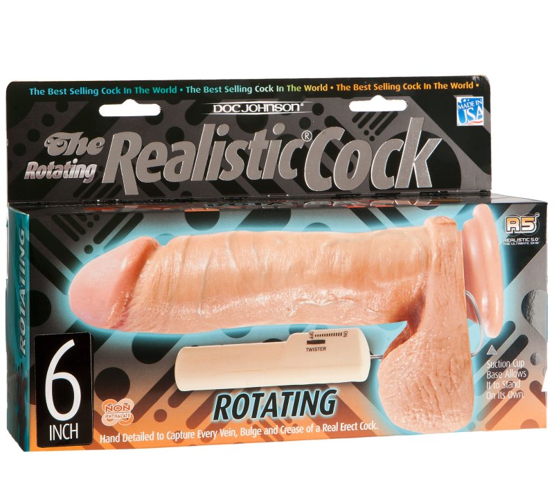 Вибратор Realistic Squirmy Cock - 6
