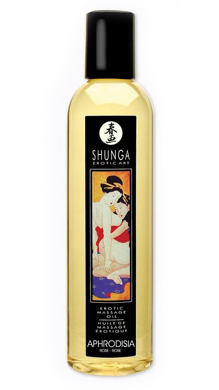 Shunga Erotic Art Эротическое массажное масло Aphrodisia (Rose) - 250 мл