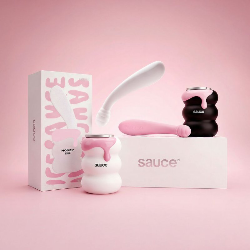 Вибратор для точки G «Sauce Honey Dip» с функцией вращения, розовый