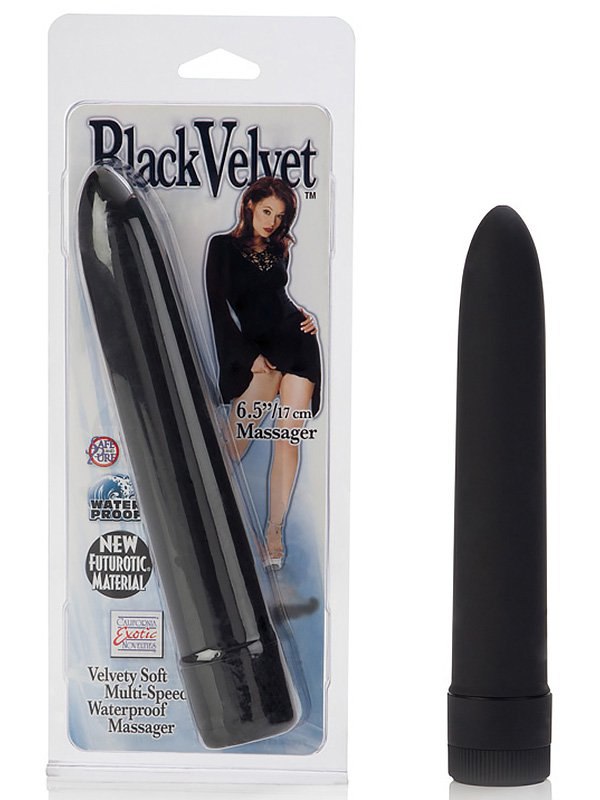  Вибромассажер Black Velvet 6,5 – черный