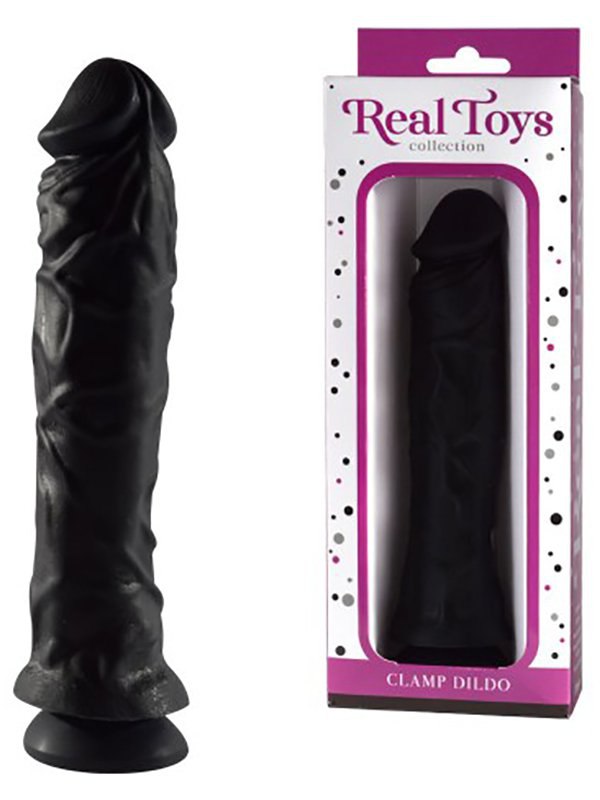 Реалистичный фаллоимитатор Real Toys №16 с присоской – черный