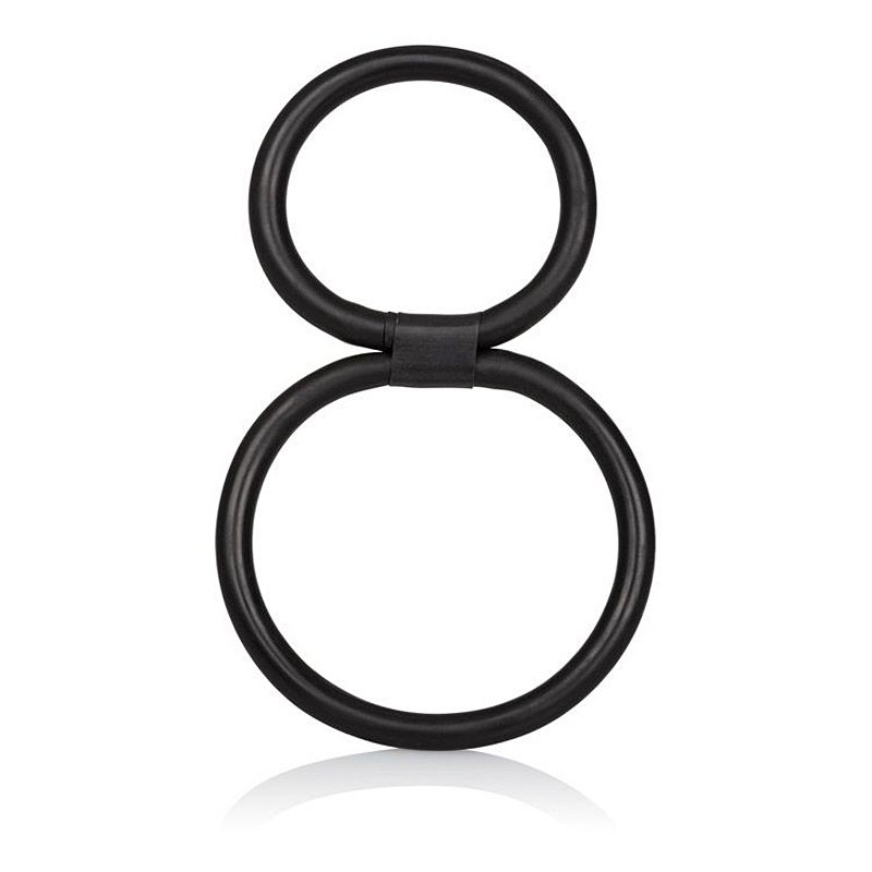 Двойное эрекционное кольцо Quick Release Double Helix – черный