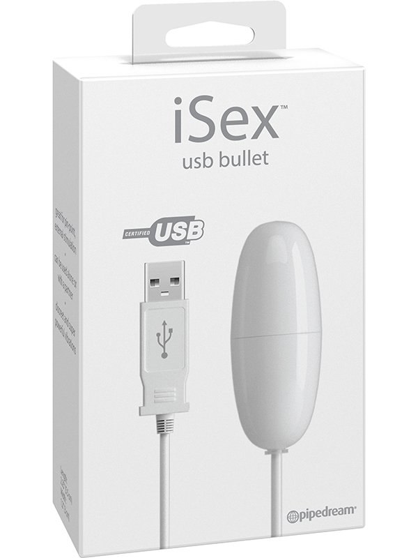 Pipedream Вибропуля iSex с USB-питанием большая – белый