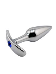 Алюминиевая анальная пробка для ношения Medium