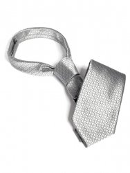 Фиксация Christian Grey’s Silver Tie в виде галстука – серебристая