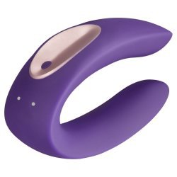 Мощный водонепроницаемый вибратор для пар Partner Plus – фиолетовый 