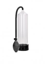 Ручная вакуумная помпа для мужчин с насосом в виде груши Classic Penis Pump прозрачная