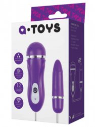 Мультифункциональное виброяйцо TOYFA A-Toys – фиолетовый
