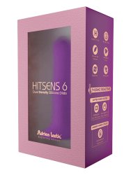 Нереалистичный фаллоимитатор Adrien lastic Hitsens 6, 13,5 см, силикон, фиолетовый