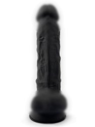 Реалистичный фаллоимитатор SILEXD Model 1 с мошонкой, 17,6 см, силикон, черный