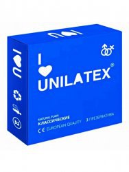 Классические презервативы Unilatex Natural Plain - 3 шт