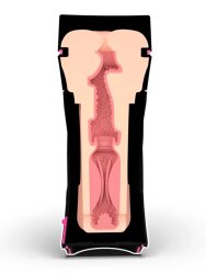 Рукав для мастурбатора Mystim O(h)PUSH ME Donut, внутренний,  17,5 см, ТПЕ, телесный