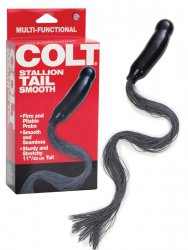 Гладкая анальная пробка-пони Colt Stallion Tail