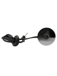 Винтообразная алюминиевая анальная пробка с электростимуляцией