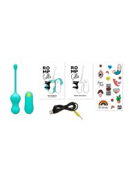 Вибратор для G-точки Romp Cello, 18,2 см, силикон, мятный