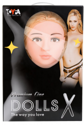 Реалистичная надувная секс-кукла TOYFA Dolls-X Arianna с вибрацией - телесный
